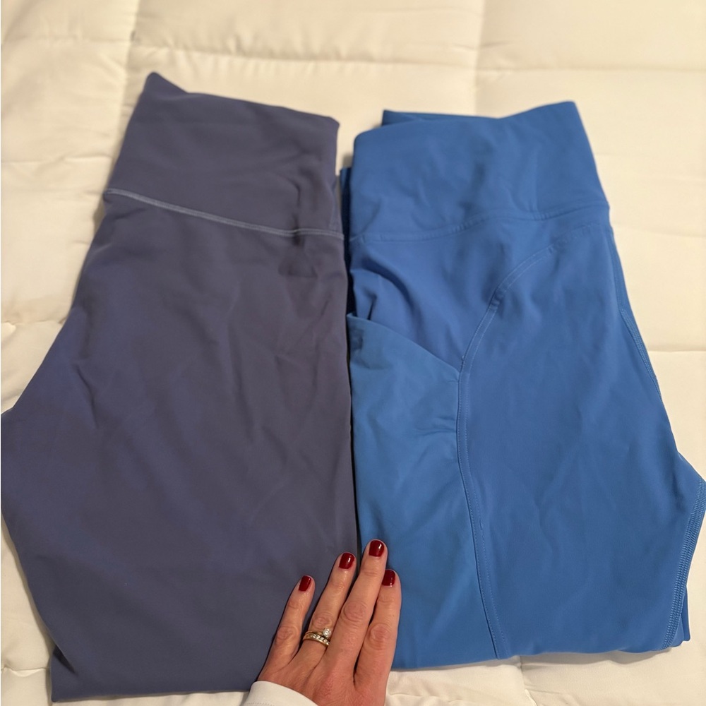 Lululemon Blue and Purple Leggings Set - Picture 2 of 6